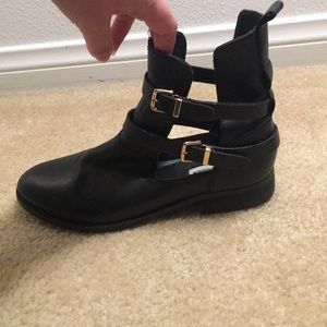 Steve Madden Black Ankle Boots